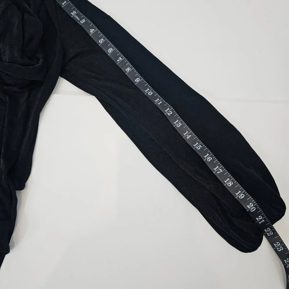 Band Of The Free Black Cowl Neck Long Sleeve Body Suit Women's Size Small NWT - Picture 14 of 14